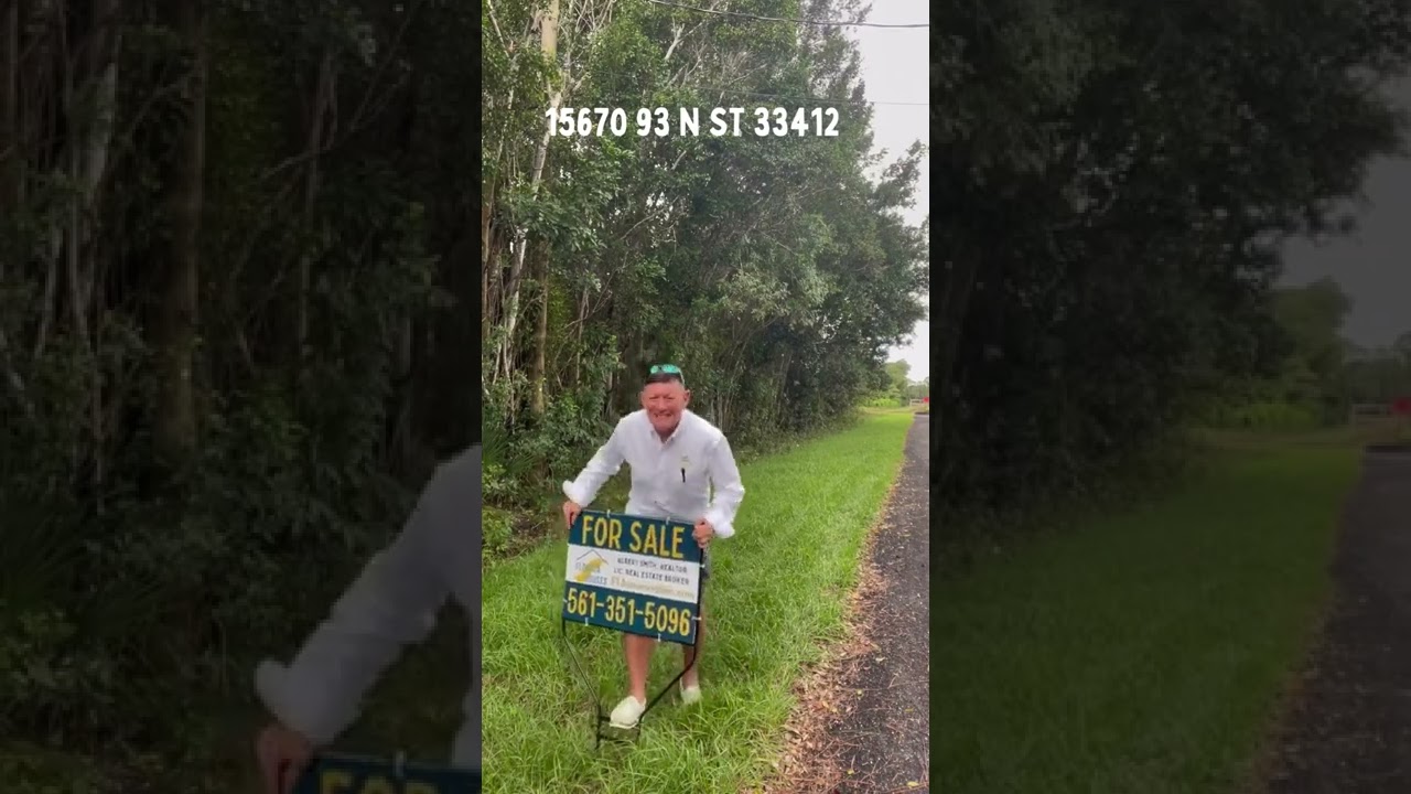 2.46 acres for sale 15670 93rd St. N ￼Loxahatchee 33412.