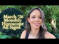 MARCH 26 MONTHLY HOROSCOPE All Signs Delayed Results A New Way Forward