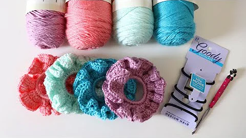 Caron Simply Soft Scrunchies