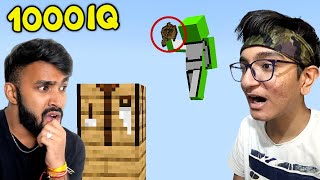 REACTING TO MINECRAFT's INSANE MANHUNT CLUTCHES!