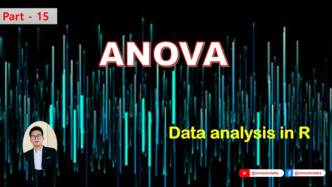 R statistics software part 15 anova youtube