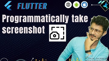 How to Programmatically take screenshot  in flutter - source code in description