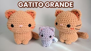 Gatito Amigurumi Grande 🐱 Paso a Paso | Crochet Diseño Original