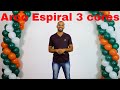 COMO FAZER ARCO DE BALÕES ESPIRAL 3 CORES  |  ARCO DE BEXIGAS 3 CORES