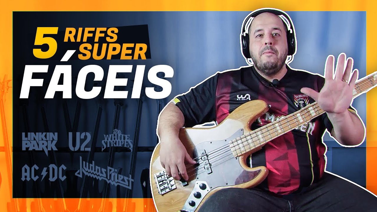 APRENDA 5 RIFFS PARA INICIANTES - VLOG #41