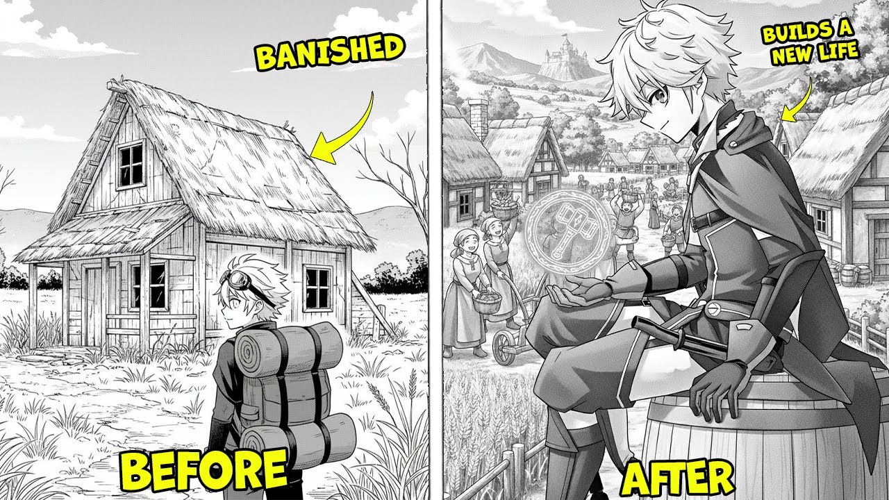 ROYAL HEIR BECOMES A VILLAIN & BANISHED TO COUNTRYSIDE WITH A SECRET “CREATION” SKILL | MANGA RECAP