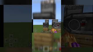 wow, this is an automatic turret in minecraft😱
