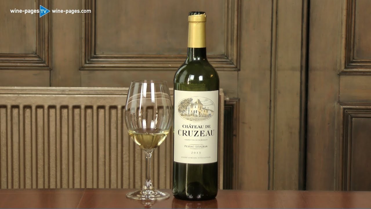 Château de Cruzeau Pessac-Léognan Blanc 2015, wine review