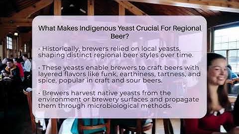 What Makes Indigenous Yeast Crucial For Regional Beer? - The Pint Guy