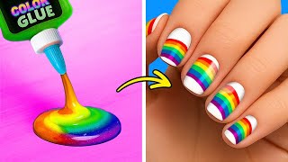 FUN AND GENIUS SCHOOL SUPPLY FROM CARDBOARD🌈📦 Hacks by 123GO! UNIVERSE