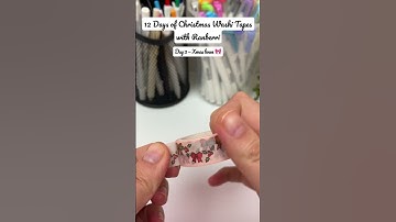 12 Days of Christmas Washi Tapes with Ranberri 🎄🥰🎄🥰 Day 3 — Xmas bows 🎀