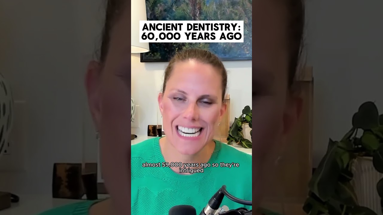 Ancient Dentistry: 60,000 Years Ago  #dentalpodcast