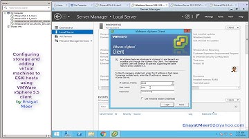 Video 9 -  Creating virtual machines on ESXi 6.5 Hosts - Live steps