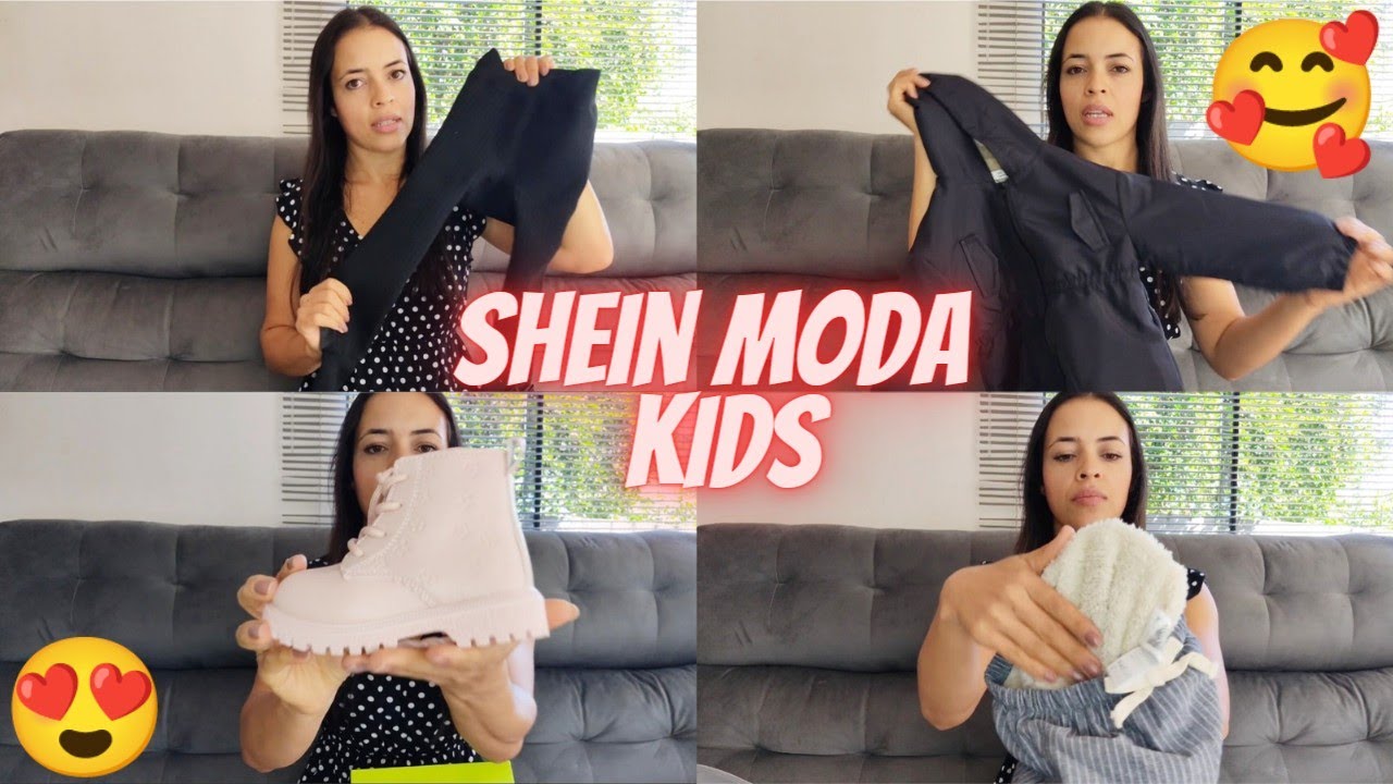 COMPRINHAS DA SHEIN MODA INFANTIL, ROUPAS DE INVERNO, VALE A PENA