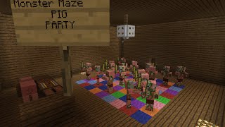 Minecraft MONSTER MAZE BETA- PIG PARTY screenshot 3