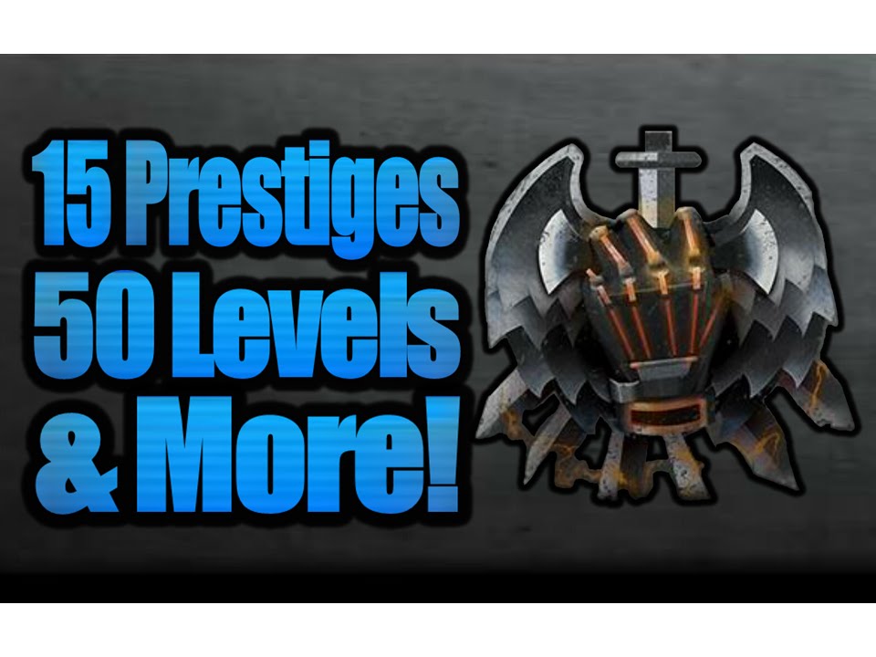 15 PRESTIGES, 50 Levels & More! Call of Duty Advanced Warfare YouTube