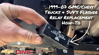 1999-07 GMC/Chevy Trucks & SUV's Flasher Relay Replacement How-To