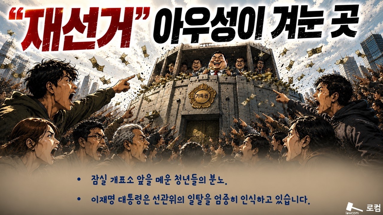 "재선거" 아우성이 겨눈 곳
