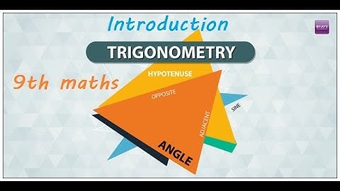 TN Samatheer 9th maths trigonometry Introduction