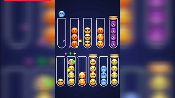 Emoji Sort - Puzzle Games All Levels GamePlay Android IOS (Level 73 - 74)