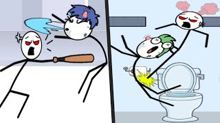 ESCAPE ROPE vs SUPER SWING - All levels Satisfying STICKMAN Mobile Gameplay (Android/ios) screenshot 5