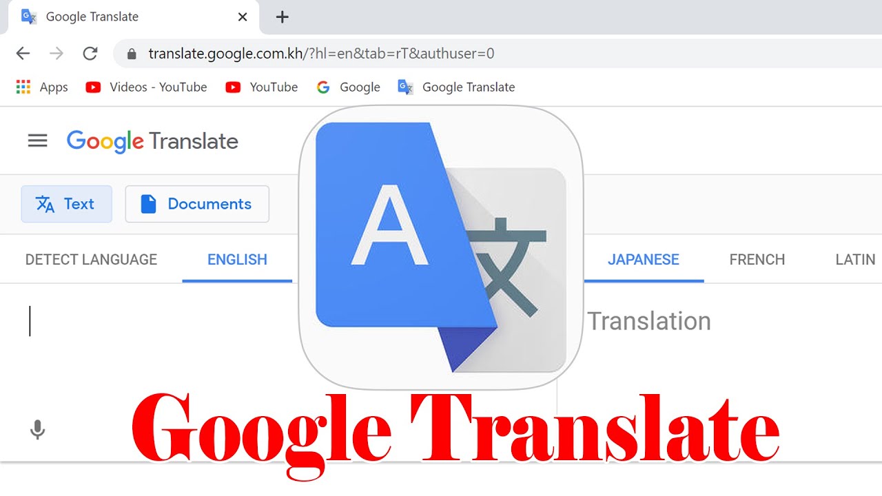 google translate english