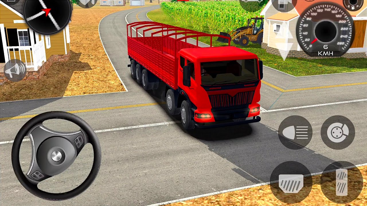 Truck driving gameplay video _ Indian truck driving 3d game _ Truck