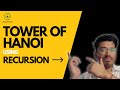 Recursion | Part 7 | Tower of Hanoi Detailed Deep solution with Dry Run