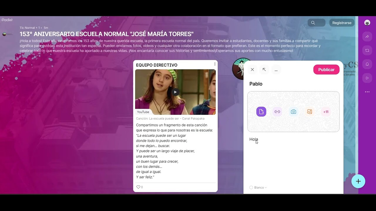 Como Participar en PADLET - YouTube