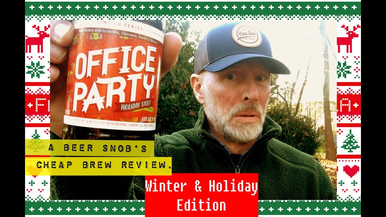 Обзор пива Abita Office Party Holiday Stout 2021 от A Beer Snob's Cheap Brew Review