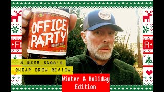 Abita Office Party Holiday Stout Beer Review 2021 by A Beer Snob's Cheap Brew Review