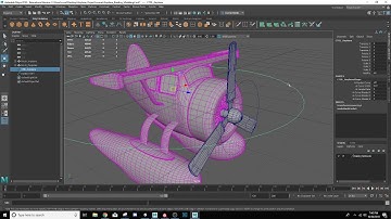 Maya 2018: Pontoon Plane Project: Part 8