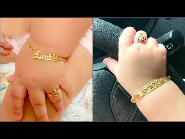 Baby Girl Bracelet Gold, Silver, Toddler Bracelets, Baby Bracelet Girl,  Personalized Baby Boy Gift Ideas, Baby Name Bracelet - Etsy | Baby girl  bracelet, Toddler bracelet, Girl bracelets