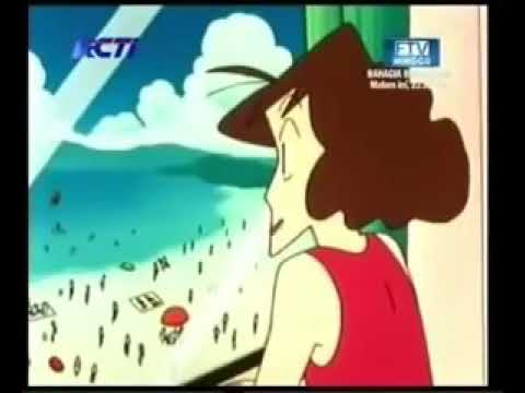Shinchan // pergi ke pantai // bahasa indonesia