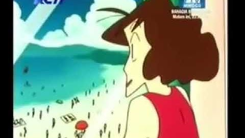 Shinchan // pergi ke pantai // bahasa indonesia