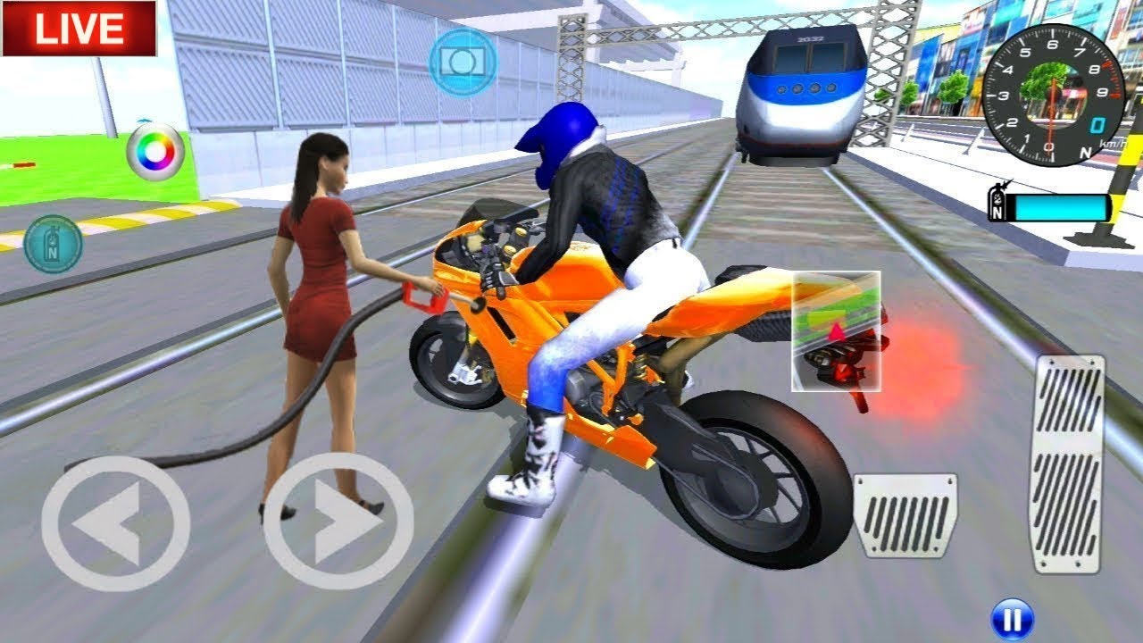💦🔴[LIVE]💹3D Driving Class Simulator Bullet Train Vs Motorbike Bike ...