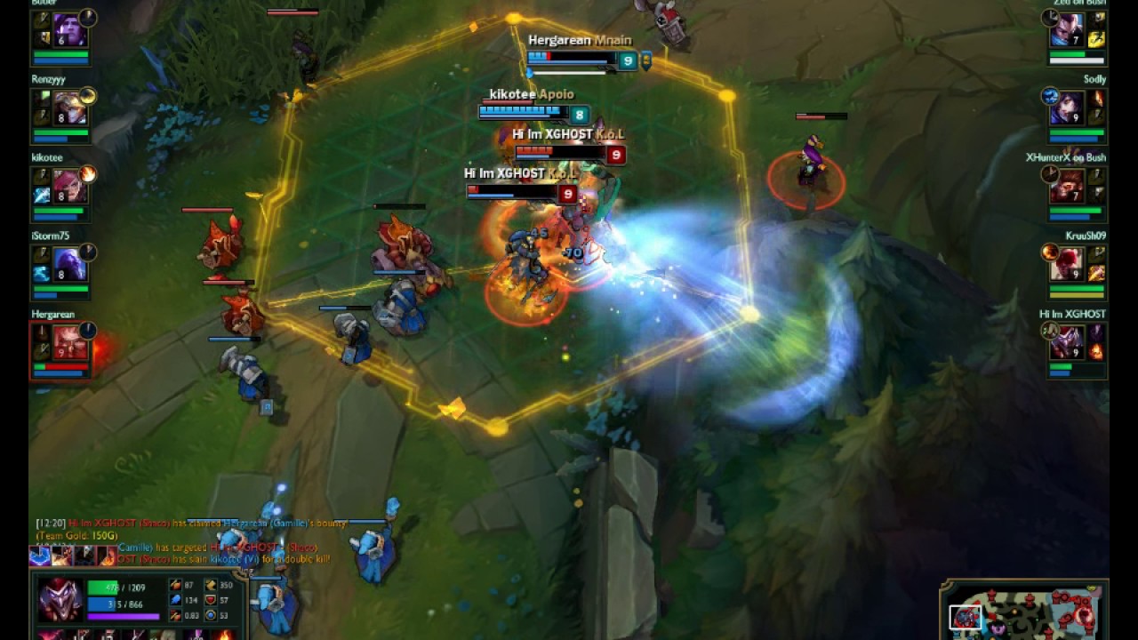 Shaco 1 vs 2 outplay ''camille" s7