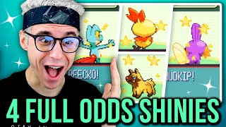 LIVE!! Finding EVERY Shiny Hoenn Starter + FAILING UNCATCHABLE SHINY POOCH!! (Full Odds)