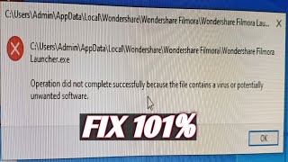 FIX - Operation Did Not Complete Successfully Because The File Contains A Virus 2024|Virus 🦠 Problem screenshot 4
