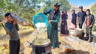 A Heartwarming Gesture: Preparing Firewood for Family Charity & Feeding Nomadic Households 🌍