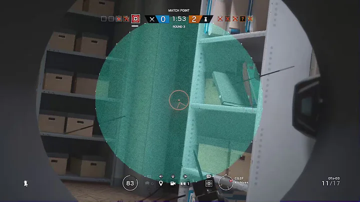 My first 1v5 ace with glaz on rainbow six siege