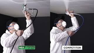 Less Mess with High Efficiency Airless Paint Sprayers