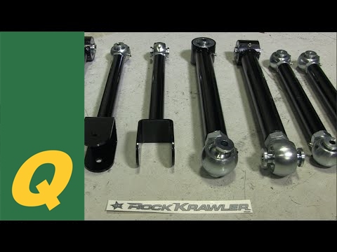 Upper and Lower Control Arm Install for Jeep Wrangler TJ by RKS - YouTube