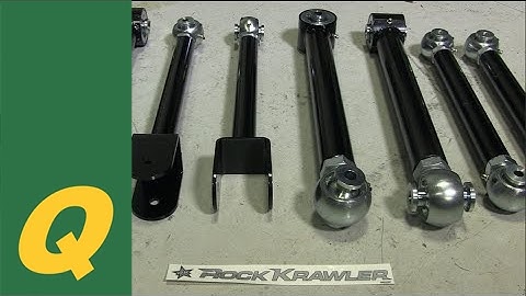 Upper and Lower Control Arm Install for Jeep Wrangler TJ by RKS