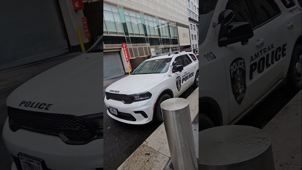 Amtrak Police Dodge Durango Seen At Penn Station In Midtown, Manhattan, New York City