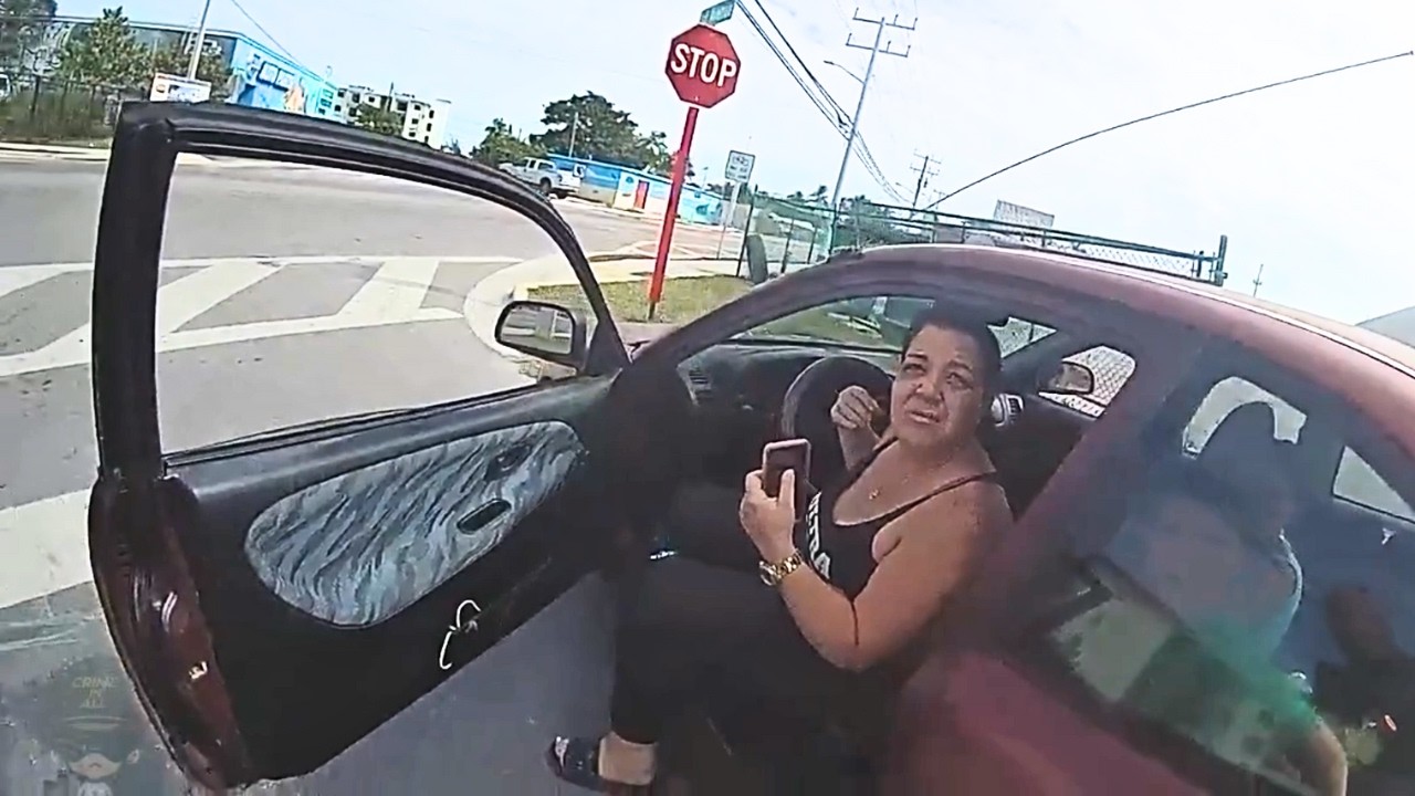 Mom Realizes It's Over When Cops Find Toddler in Her Car - YouTube