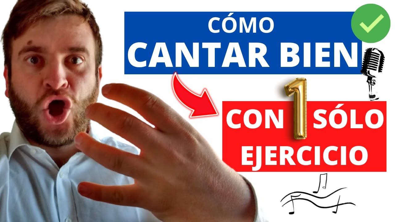 🎤Cómo APRENDER a CANTAR BIEN con 1 Sólo Ejercicio👌 Clases de Canto ...