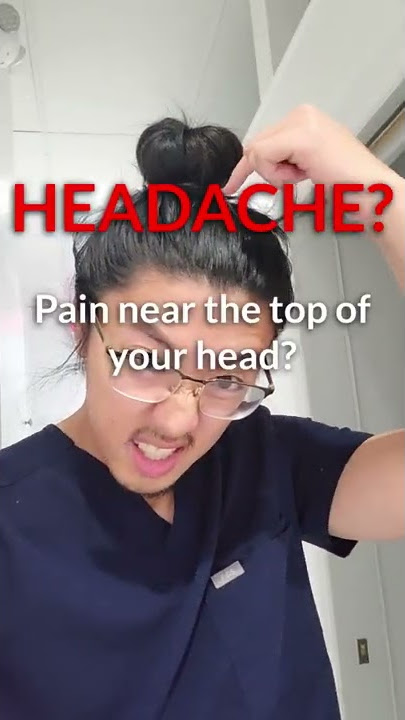 Headache 💢 at the top of your head? Let's get rid of it!