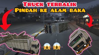 PERJUANGAN DRIVER TRUCK OLENG & TERBALIK. NEW MOD BUSSID @gameofficial96
