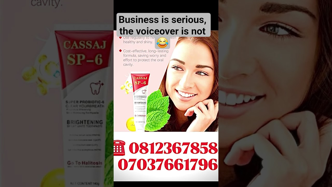 Original Cassaj Sp-6 Toothpaste